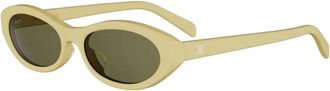 Celine Triomphe Mini Sunglasses - female - CELINE - Sunglasses - Beige - 54 MM - Accessories