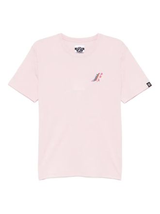 Sport b. logo-embroidered T-shirt - men - Cotton/Organic Cotton - 1 - Pink