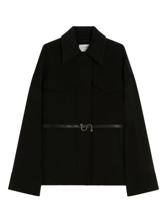 Max Mara belted zip-fastening jacket - Black