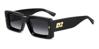 Dsquared2 D2 0142/S 807/9O Mens Sunglasses Black Size 52