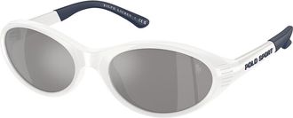 Polo Ralph Lauren PH4197U 51016G Mens Sunglasses White Size 56