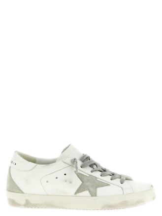 Golden Goose White Lace Up Sneakers