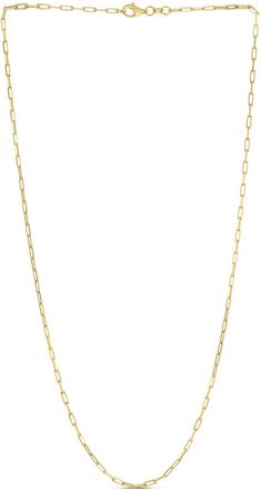 Italian Gold, Inc 14K Plated Silver Paperclip Chain Necklace