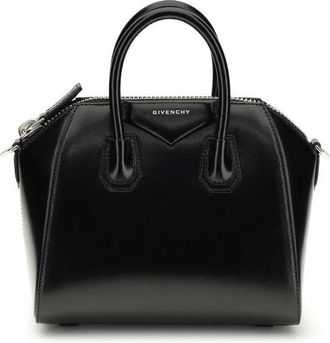 Givenchy Zwarte kalfsleren Bos Taurus handtas
