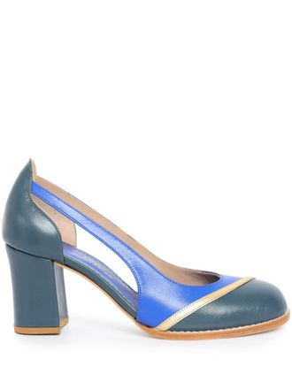 Sarah Chofakian 65 mm Clark pumps - Blauw