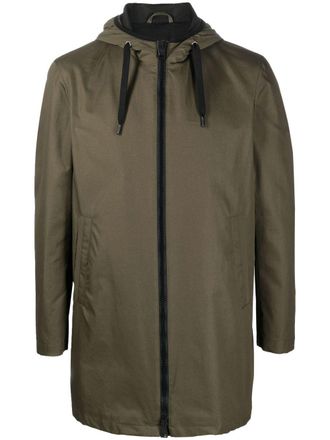 Herno hooded parka coat - Green