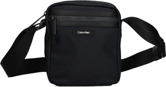 Calvin Klein Borsa a tracolla con finitura in rilievo - Nero