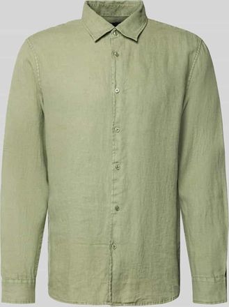 Mc Neal Leinenhemd mit Kentkragen in Lind, Gr&ouml;&szlig;e XXXL