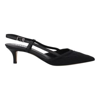 Isabel Marant Schoenen, Dames, Zwart, 36 EU, Zwarte Stoffen Middelhak Pumps