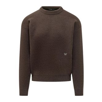 Willy Chavarria Jersey Bordado - Knitwear - Hombre - Marr&oacute;n - M