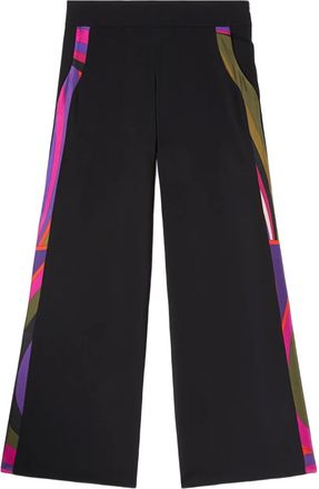 Pucci Pantaloni Iride con stampa - Nero