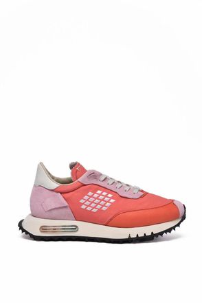 Bepositive Leather/Polyester Sneakers - Red