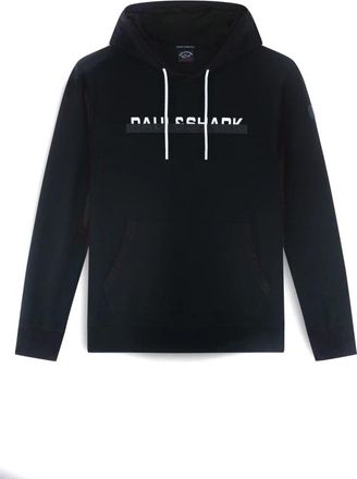 Paul & Shark Stijlvol Sweatshirt - Heren - Hoodies - Zwart - S - Katoen - Hoodies & sweatvesten