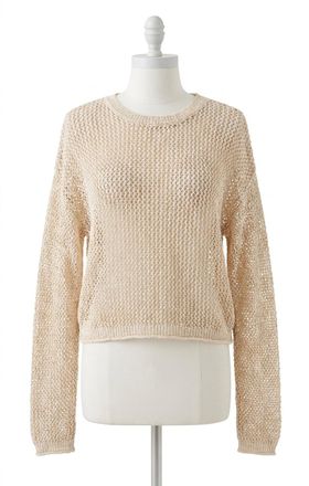 Z Supply Open Terrain Sweater In Cloud