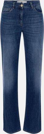 Elisabetta Franchi Jeans With Logo Detail