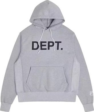 Gallery Dept. P/O Hoodie - Heren - Sweatshirts & Hoodies - Grijs - Maat: 2XL Katoen