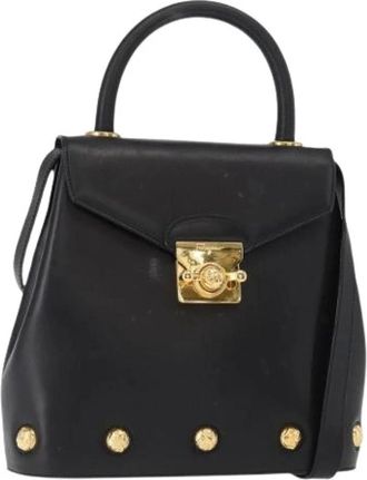 Ferragamo Pre-owned Handbags, female, Black, Size: ONE SIZE Pre-owned Handbag