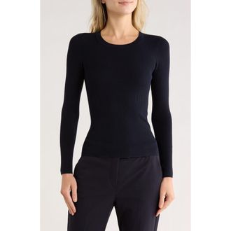 TWP Rib Knit Sweater in Midnight at Nordstrom Rack, Size Xx-Small