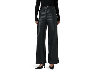 Joe's The Mia Vegan Leather Trouser 32 Womens Jeans Black : 24