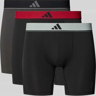 adidas Trunks im 3er-Pack mit elastischem Logo-Bund in Hellgrau, Gr&ouml;&szlig;e XXL