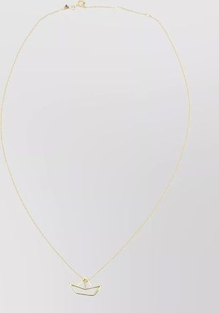 Aliita boat pendant necklace on delicate chain