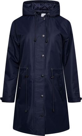 Elle Womens Emma Festival Mac in Navy - Size 14 UK