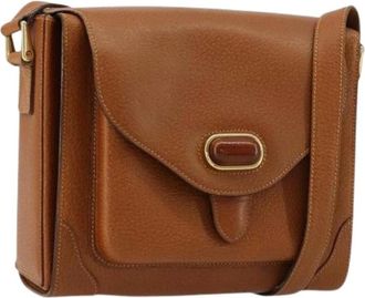 Bally Pre-owned Cross Body Bags, female, Brown, Size: ONE SIZE Pre-owned Leather Shoulder Bag