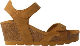Panama Jack Wedges - Dames - Sleehakken - Bruin - 40 EU - Su&egrave;de - Schoenen