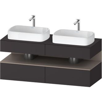 Duravit Qatego Consola Mueble Bajo Lavabo, 2 Extensiones, 2 - Duravit
