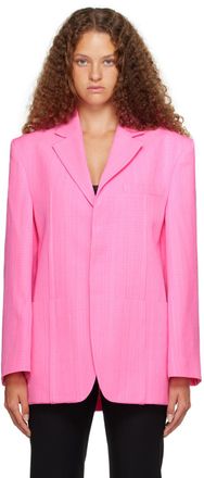アウターその他 MSGM Woman Blazer Pink 3841MDG15257113 12 Women's Msgm Leather Blazers - up to −53% | Stylight
