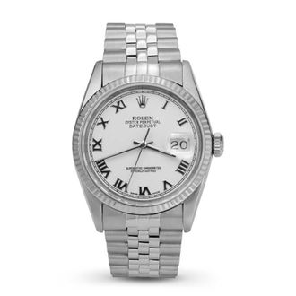 Rolex Pre-owned Rolex Datejust Automatic White Dial Unisex Watch 16234 WRJ