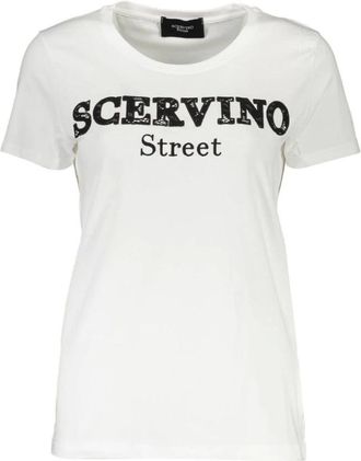 Ermanno Scervino Dames, Tops, Wit, Maat: XS Katoen