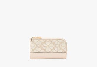 Kate Spade New York Devin Spade Flower Jacquard Bifold Wallet