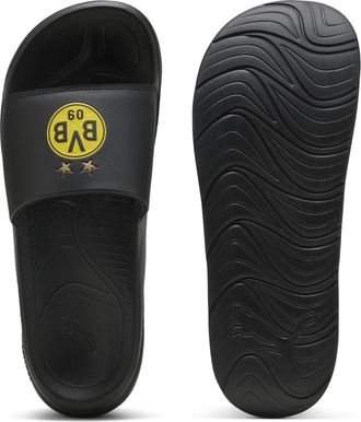 Puma Ciabatte Softride Teamcat BVB unisex, Scarpe, Nero, 40.5