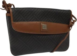 Givenchy Tweedehands leren schoudertassen - Dames - Vintage Schoudertas - Zwart - ONE Size - Leer - Vintage