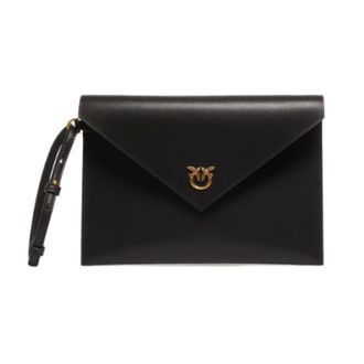 Pinko Clutches, female, Black, Size: ONE SIZE Black Bags for a Stylish Look