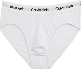Calvin Klein Stretch Cotton Briefs - set of Three - White - XL