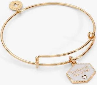 Alex and Ani Mother of the Bride Mother of Pearl Charm Bangle in Gold at Nordstrom