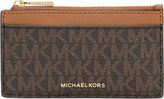 Michael Kors Jet Set Small Card Case - - Accessories - Donna - Marrone - ONE SIZE