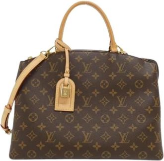 Louis Vuitton Pre-owned Vintage Canvas Handbag - Dames - Vintage Handtas - Bruin - ONE Size - Vintage