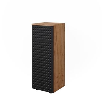Vicco Mueble Midi Irma, Lunares Antracita, 30 X 81 Cm Con 1 Caj&oacute;n, 2 Compartimentos, Ba&ntilde;o