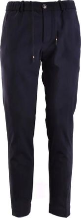 Roberto Ricci Design W2420260 Broeken - Heren - Slim Fit Broeken - Blauw - M - Leer - Broeken