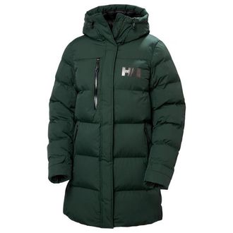 Helly Hansen Adore Puffy Parka Mantel f&uuml;r Damen | gr&uuml;n