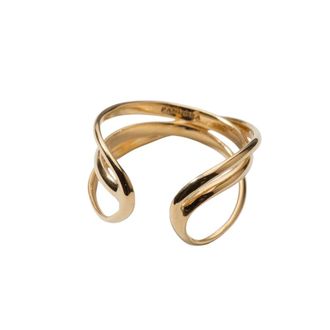 Pandora Organically Shaped Stacking Rings - female - Pandora - Rings - Yellow - 56 MM - Accessories