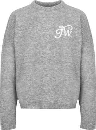 Jack Wills Heren Signature Crew Neck Sweatshirt (Grijs Marl)