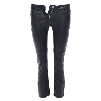 Isabel Marant Black Leather Skinny Pants