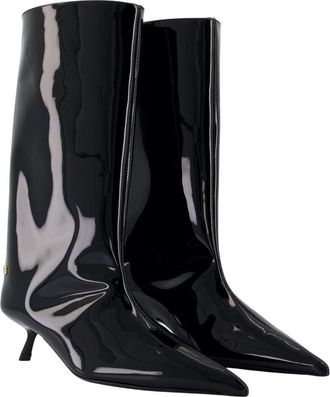 Anine Bing Womens Hilda Boot Black Calfskin