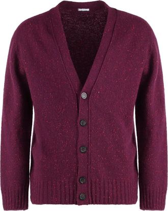 Malo Cardigan in cashmere - Rosso