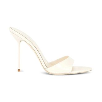 PARIS TEXAS Heeled Mules, female, White, Size: 6 1/2 US Lidia Mule