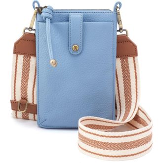 Hobo Cass Leather Phone Crossbody Bag in Seabreeze at Nordstrom